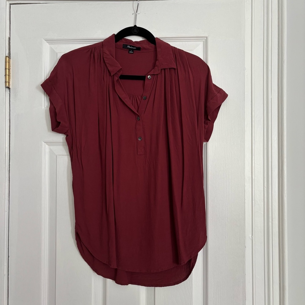 Women's Madewell Burgundy Top